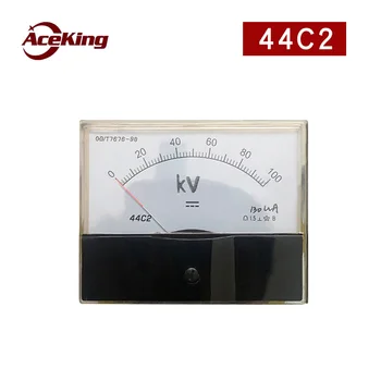 44c2 100kV DC voltmeter vysoké napätie, voltmeter 130ua 145ua 125ua ukazovateľ kV DC