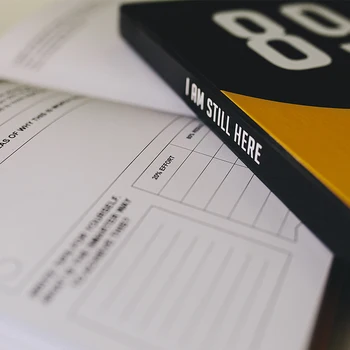 Pôvodné Obväz dizajn 89 veci vyskúšať zošit Notebook Self-disciplína Príručka Účinnosť Príručky 89 praktické plán Darček