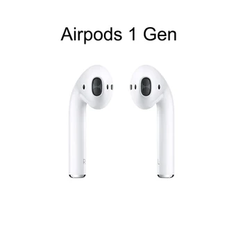 Jediný predaj Originálne Apple AirPod 1 Bezdrôtové Slúchadlá Originálne Bluetooth Slúchadlá A1523 A1722 pre iPhone Xs Max XR 7 8 MacBook