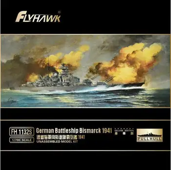 2018 Flyhawk FH1132S 1/700 German Battleship Bismarck 1941 [Deluxe Edition] Nové