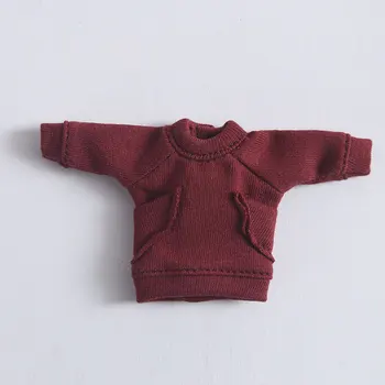 Ob11 detská mikina s kapucňou dlhý rukáv T-shirt PICCOD 1/12 BJD krásne uzol ošípaných GSC hliny ventilátor bábiky oblečenie obitsu11 Mini bábiky oblečenie