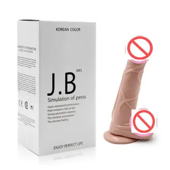 21 cm Realistické Dildo Flexibilné Penis s Textúrou Hriadeľa a Silné prísavky Sexuálne Hračky, Ženská Masturbácia