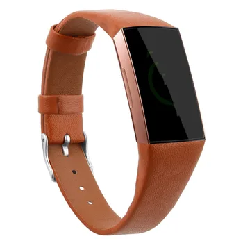 COMLYO Originálne Kožené Pútko Pre Fitbit Poplatok 3 Kapela Popruhy Nahradenie Watchband Náramok pre Fitbit Poplatok 3 Smart Hodinky Pásu