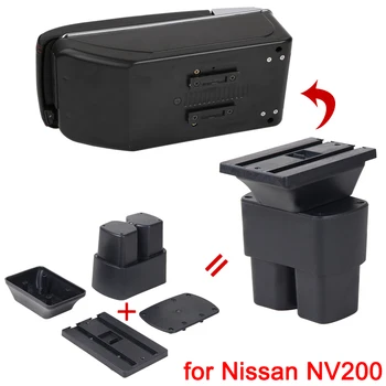 Pre Nissan NV200 Opierke, Nissan NV200 Univerzálny Auto Strednej Opierke Úložný Box držiak popolníka úprava príslušenstvo