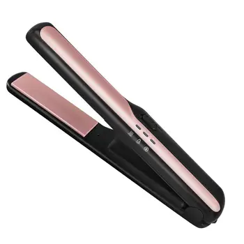 Hair Straightener Bezdrôtové Nabíjanie pomocou pripojenia USB Narovnanie Vlasov a Curling Zlaté Keramické výhrevné Dosky Žehličky Žehličky