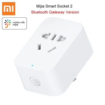 Xiao Mi Smart WiFi Zásuvka 2 Konektor bluetooth bránou Verzia Diaľkové Ovládanie Práce S Xiao Smart Home Mijia Mi domov APP