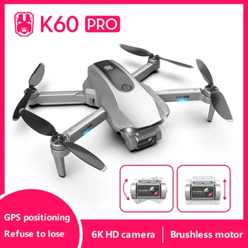 Drone K60 Pro GPS 6K 5G HD Kamera Systém Dvoch Osi Gimbal Fotoaparát Striedavý Motor Hučí Stabilier Vzdialenosti 1,2 km Letu 30 Min