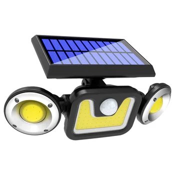 Praktické 83 COB LED Solárne Nástenné Svetlo 3 Režim Vodotesný, Multi-funkčné Odolný Senzor Pohybu, Bezpečnosti Pouličné Lampy