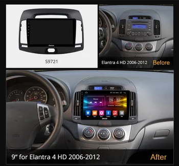 Ownice Android 10.0 6 G 128G Ram ROM Optický Auto DVD prehrávač PC na Hyundai Elantra 4 HD 2006 - 2012 GPS Navi Rádio 8 Jadro 4G LTE