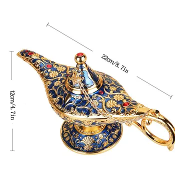 [VIP]10color Aladdin Čarovná Lampa Retro Domáce Dekorácie Tradičné Duté Z Rozprávky, ktorí Chcú Genie Lampa Čaj Hrniec Remesiel dekor