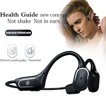 TWS bezdrôtové Obchodné Headset Bluetooth Slúchadlo kostné vedenie Slúchadlá Bluetooth 5.0 Vodotesné Slúchadlá S Mikrofónom