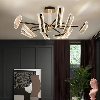 Moderné led luster osvetlenie obývacej izby, spálne, crystal pozastavenie lampy kuchyňa stropný luster Domáce vnútorné osvetlenie