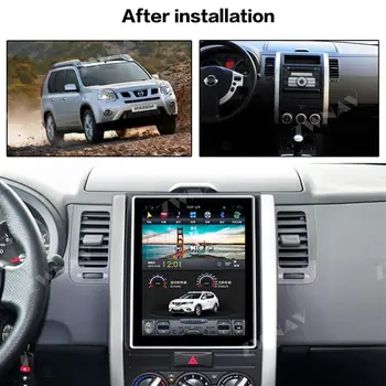 Tesla štýl Android 8.1 veľkej obrazovke Auto multimediálny prehrávač Na NISSAN X-TRAIL Qashqai 2007+ Auto Audio, Video, Rádio Stereo GPS Navi