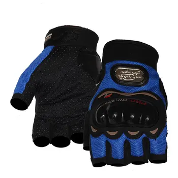 Motorka pol prsta motocyklové rukavice letné moto motorke motocross zjazdové biker rukavice Racing vonkajšie rukavice