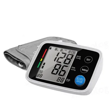 Veľký LCD displej Digitálny Monitor Krvného Tlaku tonometer sphygmomanometer pulsometros Zdravie Monitor pre srdce krvi