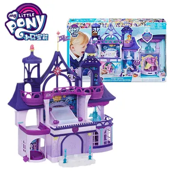 Hasbro Môj Malý Pony Ziyue priateľstvo dúha poníka Magic Castle Zber Limited Edition Dievča hrať dom Hračky Darček k narodeninám