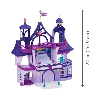 Hasbro Môj Malý Pony Ziyue priateľstvo dúha poníka Magic Castle Zber Limited Edition Dievča hrať dom Hračky Darček k narodeninám