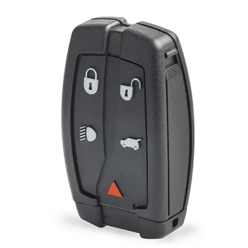 Keyecu Smart Remote príveskom, 5 Tlačidiel 315MHz/433MHz s ID46 Čip na Land Rover freelander 2 LR2 FCC ID: NT8TX9 s Malými Kľúč