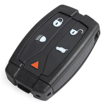 Keyecu Smart Remote príveskom, 5 Tlačidiel 315MHz/433MHz s ID46 Čip na Land Rover freelander 2 LR2 FCC ID: NT8TX9 s Malými Kľúč