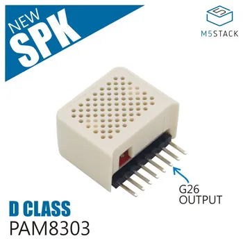 Klobúk SPK kompatibilné M5SticKC reproduktor, vstavaná PAM8303 zosilňovač IC 3W jeden kanál triedy D, audio môže byť použitý ako MP4/MP3