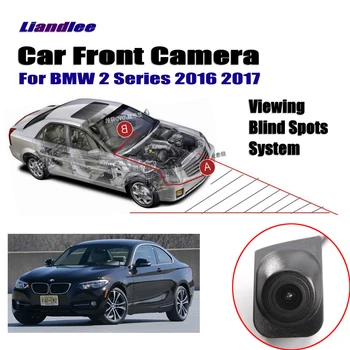 Auto Predný Pohľad Kamery AUTO CAM Logo Vložené Na BMW 2 Séria 2016 2017 ( Nie je Spätne Zadné Parkovacie Kamery )