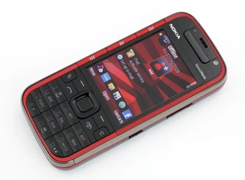 5730 Originálne Nokia 5730 XpressMusic pôvodné telefón odblokovaný quad band FM Rádio, GSM Symbian mobil Zrekonštruovaný