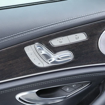 Pre Mercedes Benz Triedy E W213 E200 E300 Dubového Dreva, Obilia ABS Interiérové Dvere Dekorácie Panel Kryt Trim 4pcs Auto Príslušenstvo