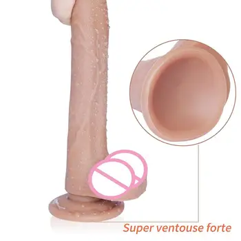 Kvalitný Realistický Veľké Silikónové Dildo Realistického Dick Premium Obrovský Penis, Dildo So Silnou Prísavkou Sexuálne Hračky Pre Ženy