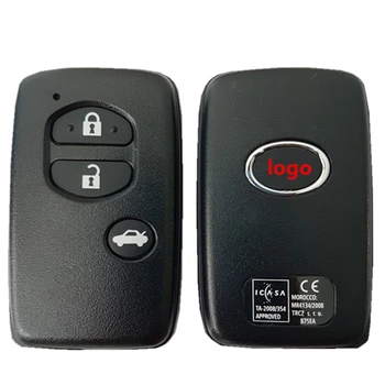 3 Tlačidlá Auto Keyless Smart Remote Tlačidlo 433MHz pre Toyota Avensis Land Cruiser Prado150 Prius Koruny Rady Č 0092 89904-05040