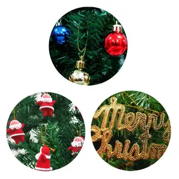 Vianočný stromček s ozdobami, balík umelé mini Vianočný stromček s multi-farebné LED svetlá a dekorácie zo Štyroch možností