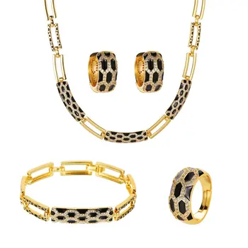 SINZRY osobnosti dizajn strany šperky sady hotsale bodky drahokamu vintage náhrdelník prívesok náušnice prsteň náramok šperky set