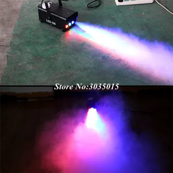 RGB Farby Zmiešané 500W Dymu Stroj Bezdrôtové Ovládanie Hmla Stroj Profesionálne Stage Fogger Veľký Vplyv na Disco Koncert Strany