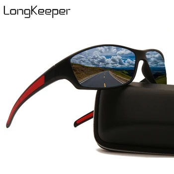 LongKeeper Polarizované slnečné Okuliare Mužov Značky Dizajnér Štýlové Športové Slnečné Okuliare Muž Jazdy Okuliare Odtiene gafas de sol hombre