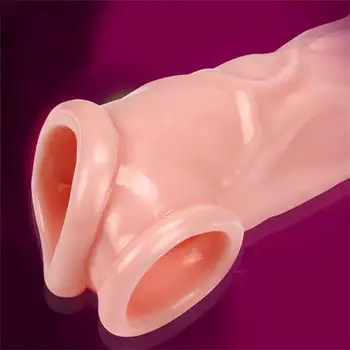 Penis Rukáv Extender Penis Krúžok Oneskorená Ejakulácia Sexuálne Hračky Pre Mužov Penis Krúžky Mravnosť Predkožky Zariadenie Dospelých Produkty-30