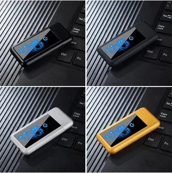 Cigaretový Zapaľovač USB Elektronických Pre Somking Volfrámu Turbo Celej Obrazovke Vzor