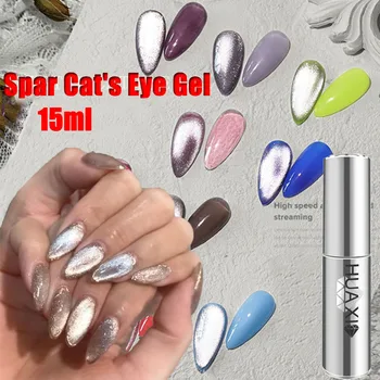 Nový 15 ML Cat Eye Série Nechty Gel Rôzne Spar Široký Cat Eye Fototerapia Lepidlo Fantázie Valcový Magnet Nechty Krásy Nástroje