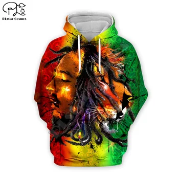 PLstar Vesmíru HipHop Reggae Bob Marley Tepláková súprava Farebné Unisex NewFashion 3DPrint Zips/Hoodie/Mikina/Bunda/Muži/Ženy 12