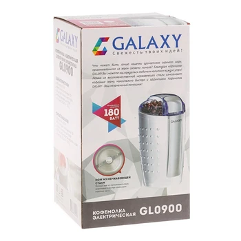 Mlynček na kávu Galaxy GL 0900, elektrické, 180 W, 100 g, biela 4424178