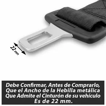 Cinturón de seguridad para embarazadas extensor de 23 cm para asiento de embarazada con encaje sk hebilla de 22mm adaptador