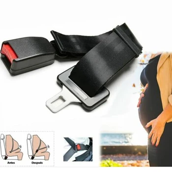Cinturón de seguridad para embarazadas extensor de 23 cm para asiento de embarazada con encaje sk hebilla de 22mm adaptador