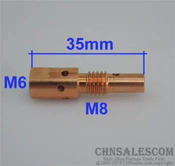 CHNsalescom 59 KS MB 25AK MIG/MAG Zváracie Pištole Kontakt Tip 1.0X28 Plynové Trysky Tip Držiteľ