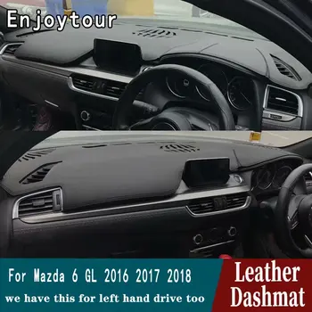 Pre MAZDA 6 GL ATENZA 2016 2017 2018 2019 Kožené Dashmat Panel Kryt Pad Dash Mat Koberec Automobilu-styling Príslušenstvo RHD