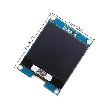 1.5 palca 128x128 OLED Štít Modul Displeja Encoder S Vodičom IC SSD1327 Digitálne Náhradné Diely Pre Raspberry Pi Pre STM32