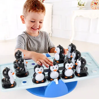 Deti Interaktívne Rovnováhu Penguin Multiplayer Ploche Stav Prostriedkov V Hre Penguin Hojdačka, Hračky Kolekcie Darček Prezentácia