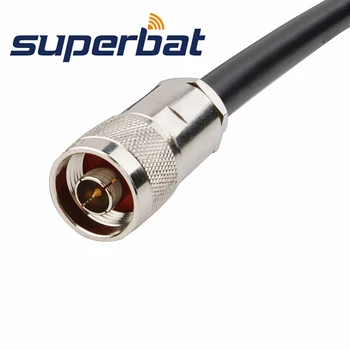 Superbat N typ Mužskej Plug N typ Mužskej Pigtail Kábel KSR400 1M 100 cm nízke straty
