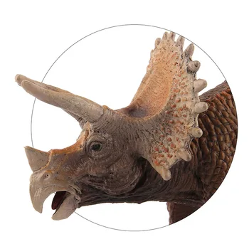 Veľké Jurský Svete Park Dinosaurov Údaje Triceratops Toy Model Mäkké PVC Ručne Maľované Zvierat Zbierku Hračiek pre Deti Darček