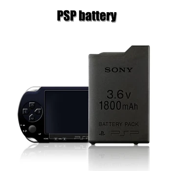 1PCS 3.6 V 1800mAh Lítium-Iónová Nabíjateľná Batéria pre Sony PSP1000 PSP 1000 PSP-110 Konzoly Gamepad Náhradné batérie