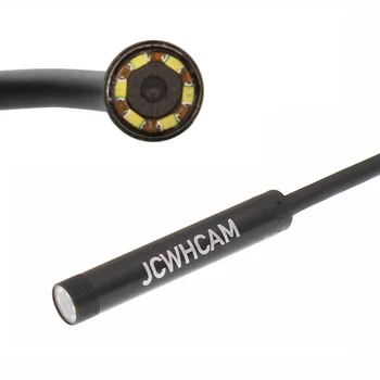 JCWHCAM 5M Nepremokavé Endoskopu Mini HD Kamera Had Trubice 5,5 mm Objektív Kábel USB prehliadku s LED Borescopefor Android Telefón PC