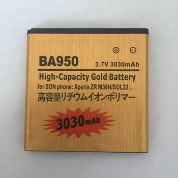 Pre Sony Xperia BA950 batéria Náhradná Bateria Pre SONY Xperia ZR M36h SOL22 C5502 C5503 BA950 TAK-04E AB0300 batérie