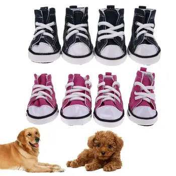 Najpredávanejšie Produkty Šteňa Športový Látkové Topánky Ružová, Modrá Denim Plátno Tenisky Psa Topánky krásne Topánky pre malé psy